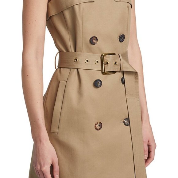 Michael Kors Collection Sleeveless Trench Dress - Picture 5 of 6